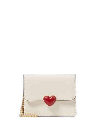 heart hardware small flap card holder|Kate Spade Heart Hardware Small Flap Card Holder .